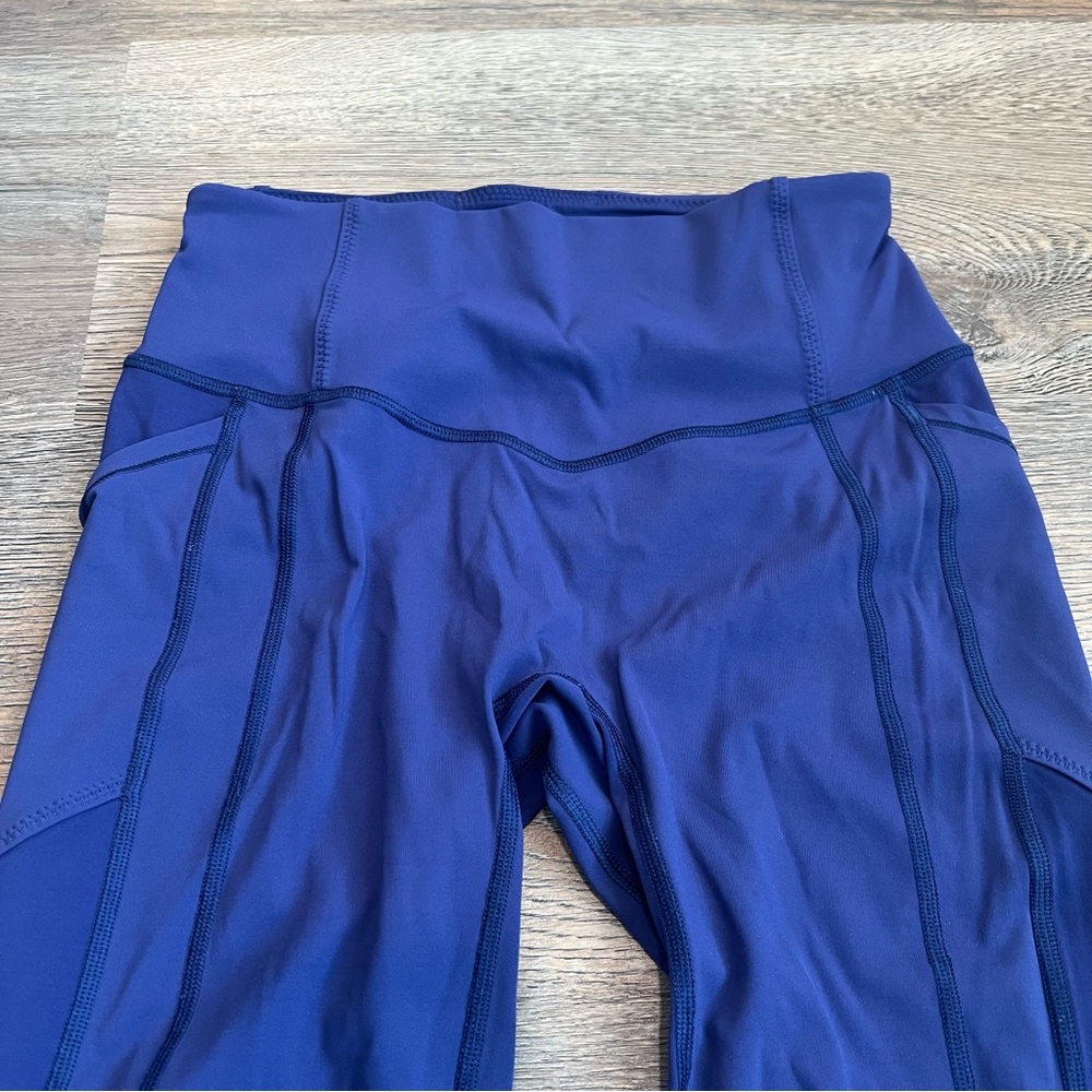 Lululemon All The Right Places Crop Leggings Purple Size 6 High Rise 24” Inseam - Picture 2 of 8